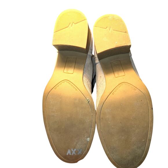 White Mountain 9 Leather Brown Women's Chelsea Ankle  Boots Shoes 2 inch heel - Picture 6 of 8